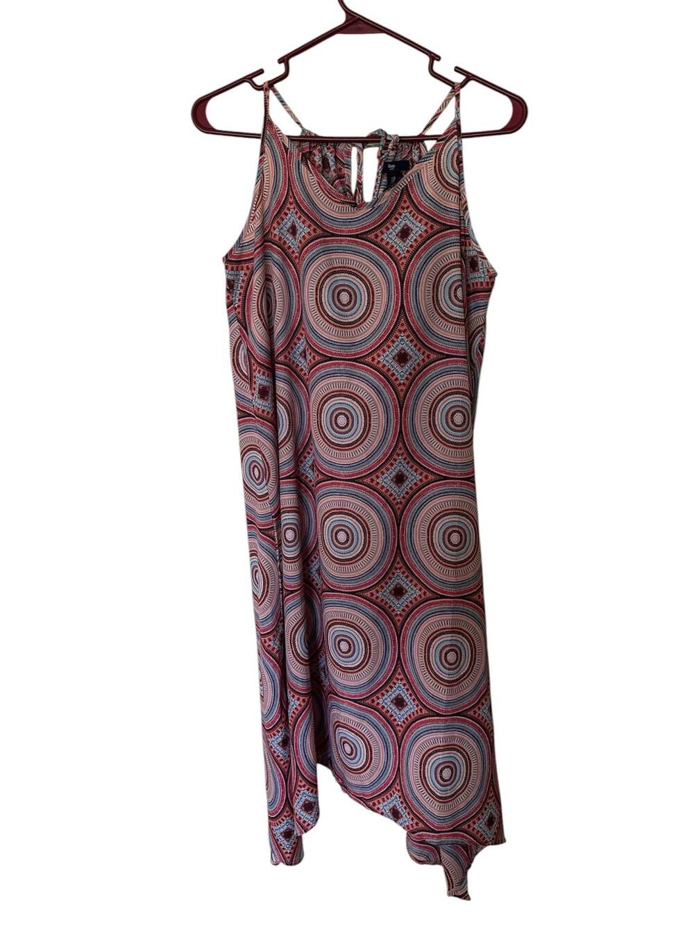 Gap Sleeveless Geometric Mandala Print Halter Dress